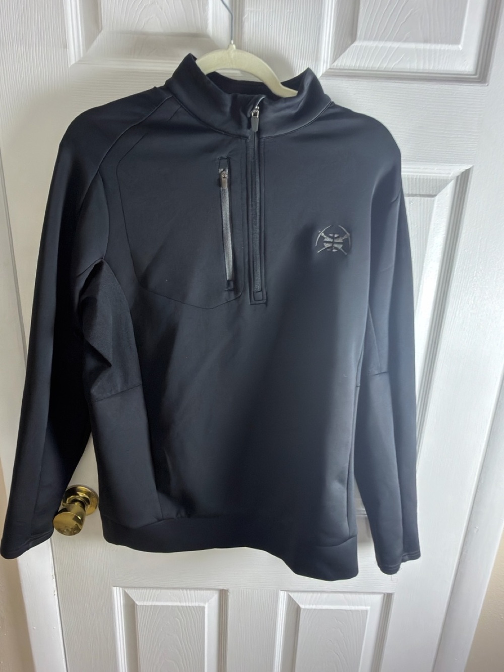 Denver Nuggets Men's Black Quarter-Zip Performance Pullover Jacket L